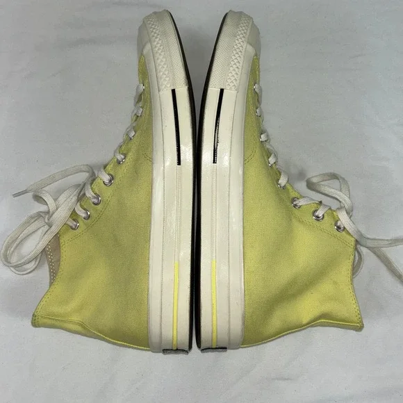 Converse Chuck Taylor All Star 70 Hi Light Yellow Sneakers Shoes Size M 11 W 13 - Picture 7 of 16
